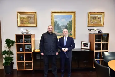 Akif Çağatay Kılıç, Ukrayna Ulusal Güvenlik ve Savunma Konseyi Sekreteri Umerov ile görüştü