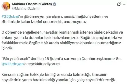 Bakan Göktaş'tan 28 Şubat Mesajı