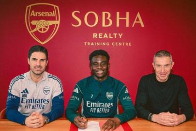 Bukayo Saka, Arsenal ile nikah tazeledi!