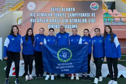 Bursa Büyükşehirli atletler Mersin’den boş dönmedi