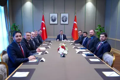 Cumhurbaşkanı Yardımcısı Yılmaz, American Turkish Business Roundtable heyetini kabul etti
