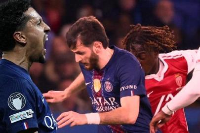 Devler Ligi'nde son şampiyon PSG son 16'da... Paris Saint-Germain - Monaco maç sonucu 2-2