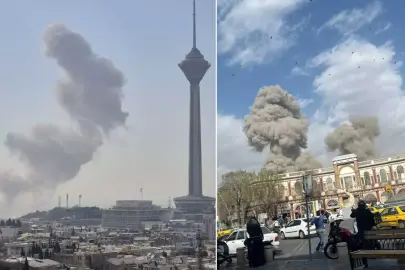 Tahran'da 3 patlama! İşte ilk görüntüler