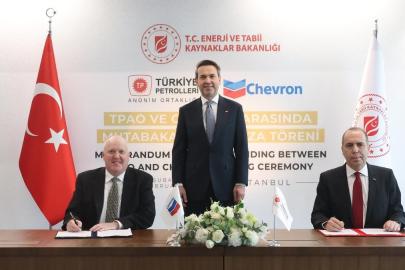 Türkiye Petrolleri ile ABD'li enerji devi Chevron, mutabakat zaptı imzaladı