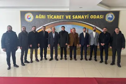 Ağrı’da mali müşavirlerden ATSO’ya ziyaret