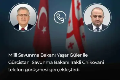 Bakan Güler, Gürcistanlı mevkidaşı ile telefonda görüştü