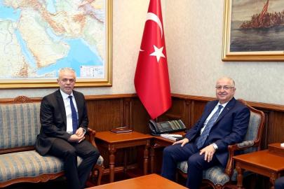 Bakan Güler, KKTC Büyükelçisi Korukoğlu'nu Kabul Etti