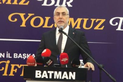 Bakan Işıkhan: Batman, Türkiye Yüzyılı'nın Lokomotifi