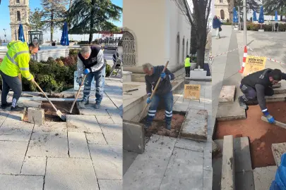 Bursa'da tarihi Tophane Meydanı yenilendi