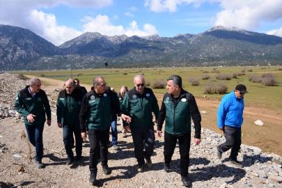 DSİ Genel Müdür Yardımcısı Ekinci Beyşehir ve Derebucak'ta incelemelerde bulundu