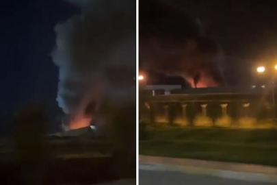 Erbil'e saldırı! Havalimanı yakınlarından dumanlar yükseldi