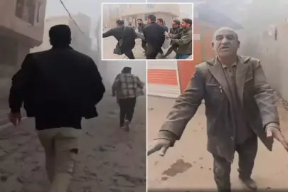 Film değil gerçek! Füzelerin vurduğu şehirde can pazarı yaşandı