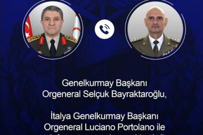 Genelkurmay Başkanı Bayraktaroğlu, İtalyan mevkidaşı ile görüştü