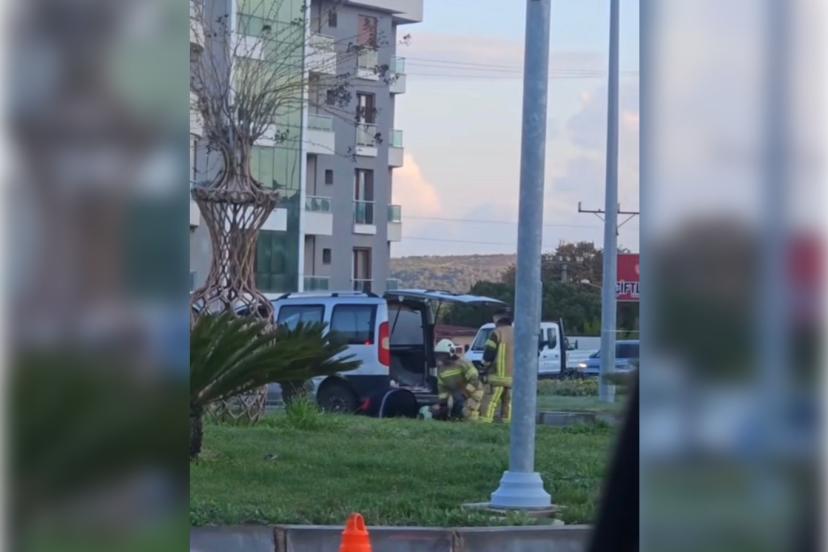 Güzelbahçe’de araçta bomba şüphesi