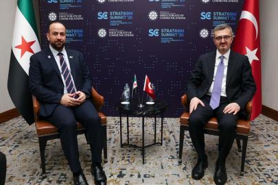 İletişim Başkanı Duran, Suriye Enformasyon Bakanı el-Mustafa ile görüştü