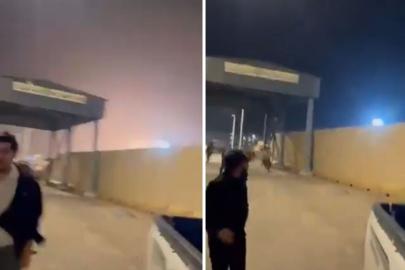 Irak'taki petrol sahasına İHA saldırısı! Büyük panik kameralarda