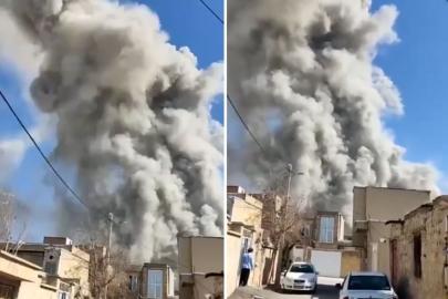 İran kentini vurdular! Dumanlar yükseldi