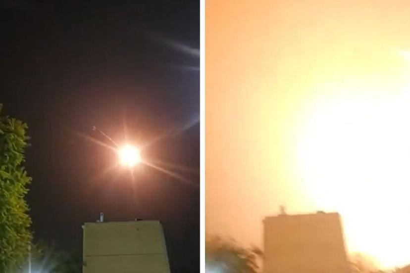 İran'dan İsrail'e füze saldırısı! Nükleer santralin bulunduğu bölgede şiddetli patlama