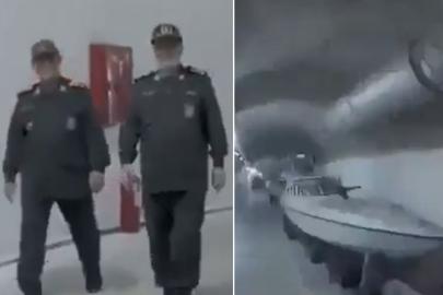 İran'dan Trump'a rest! Yeraltı deniz üslerinin görüntülerini paylaştılar
