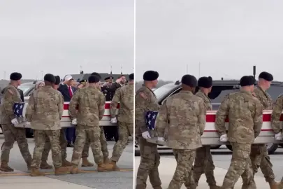 İranla savaşta hayatını kaybeden askerlerin cenazesi ABD'ye gitti