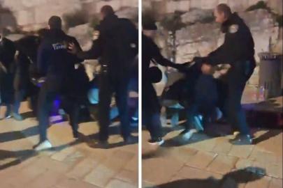 İsrail güçleri, Kudüs'te ibadet edenlere saldırdı