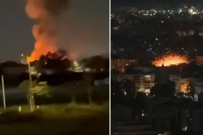 İsrail ordusu, Lübnan'ın başkenti Beyrut'u bombaladı