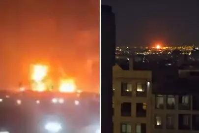 İsrail savaş uçakları, İran'ı vurdu! Üç petrol depolama tesisini hedef aldılar