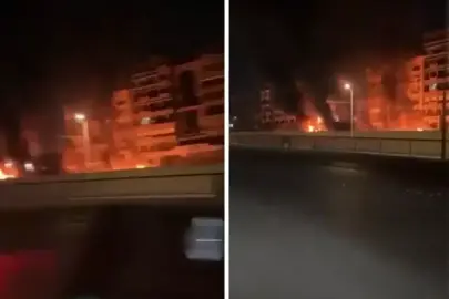 İsrail vurdu! Lübnan yangın yeri