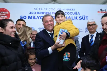İstanbul'un çocuklarına 50 milyon litre süt ulaştırıldı