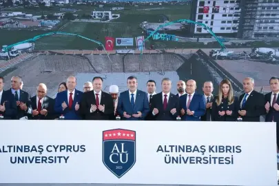KKTC'de Altınbaş Kıbrıs Üniversitesi Minareliköy Kampüsü'nün temeli törenle atıldı
