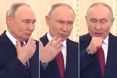 Kremlin yanlışlıkla yayınladı! Putin'i küplere bindirecek görüntü