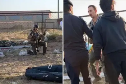 Kuveyt'te uçağı düşürülen ABD'li pilot, linç edilmekten son anda kurtuldu