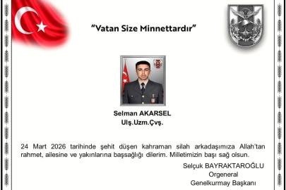 MSB: Ağrı'da 1 asker şehit oldu