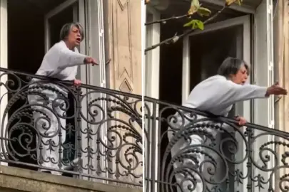 Paris'te bayraklı İran savaşı kutlamasına sert tepki