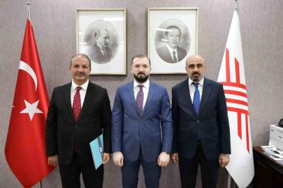 Sağlık-Sen Genel Başkanı Doğan'dan YÖK'e ziyaret