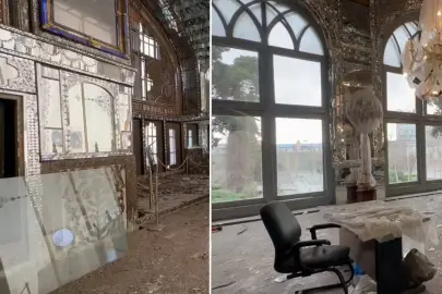 Tahran'da tarihi  saray hava saldırısında hasar gördü