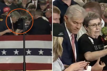 Trump'ın mitinginde fenalaşan kadına Mehmet Öz müdahale etti