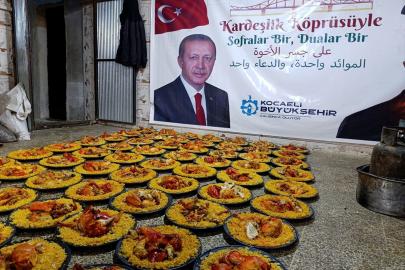Türkiye ramazan boyunca Suriye'de gönül sofraları kurdu