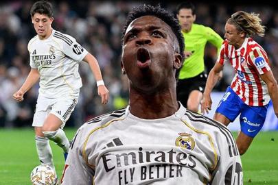 Vini Jr. yazar, Arda Güler! Madrid derbisi nefes kesti.. Real Madrid - Atletico Madrid maç sonucu 3-2