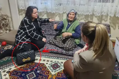 Yoksul ziyaretine lüks çantasıyla giden milletvekiline eleştiri yağıyor