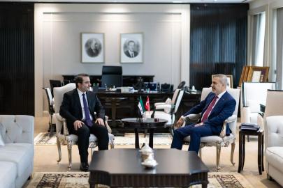 Bakan Fidan, Suriyeli mevkidaşı Şeybani ile bir araya geldi