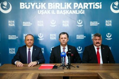 BBP Genel Başkan Yardımcısı Yörükçüoğlu, Uşak'ta konuştu Açıklaması