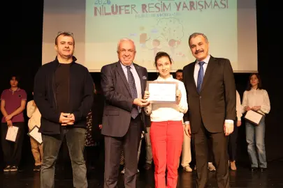 Bursa Nilüfer’in hikayesi çocukların fırçasında hayat buldu