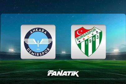 CANLI | Ankara Demirspor - Bursaspor maçı Canlı Anlatım - 2. Lig Ankara Demir Bursa Maç Skoru ve İstatistikleri