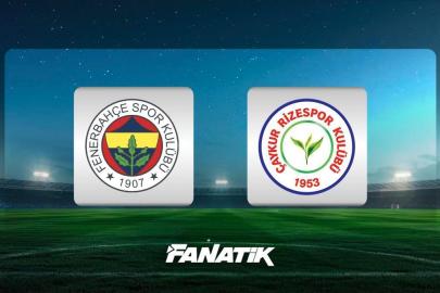 CANLI |Fenerbahçe-Çaykur Rizespor maçı ne zaman, hangi kanalda, saat kaçta?