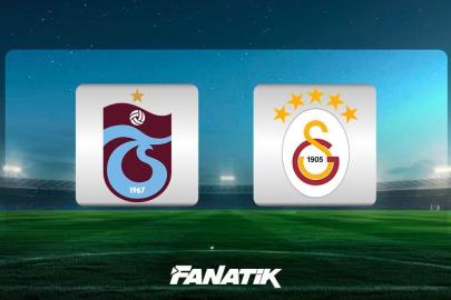 CANLI| Trabzonspor - Galatasaray derbisi Canlı Anlatım - TS GS maçı kadroları, skoru ve istatistikleri