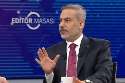 Canlı yayına damga vuran an! Bakan Fidan aniden frene bastı: Burada durayım ben