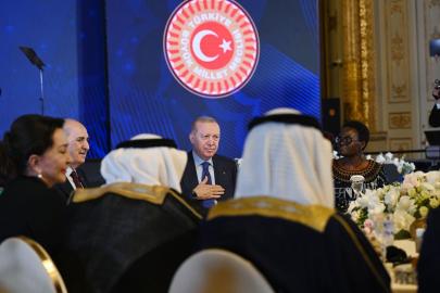 Cumhurbaşkanı Erdoğan, 152. Parlamentolar Arası Birlik Genel Kurulu onuruna verdiği akşam yemeğinde konuştu Açıklaması