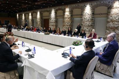 Cumhurbaşkanı Erdoğan, ICAPP Kadın Kolu 9. Toplantısı'nın katılımcılarını kabul etti