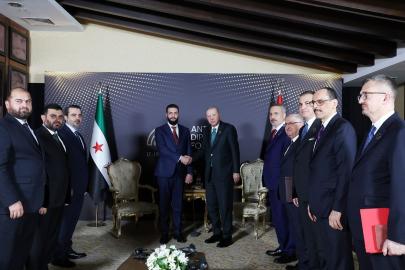 Cumhurbaşkanı Erdoğan, Suriye Cumhurbaşkanı Şara ile görüştü